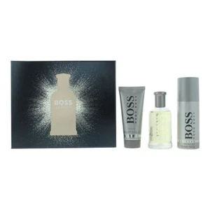 Hugo Boss Bottled 3 Piece Gift Set: EDT 100ml - Shower Gel 100ml - D For Men - Picture 1 of 1