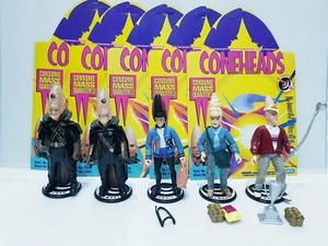 Pacchetto figurine vintage Playmates CONEHEADS circa 6 pollici completo di accessori - Foto 1 di 6