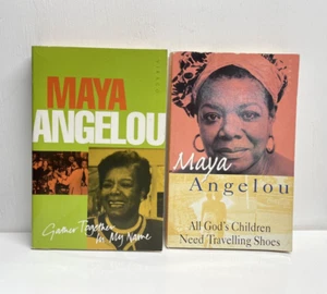 Maya Angelou 2x PB books Gather Together in my Name All God's Children biography - Picture 1 of 14