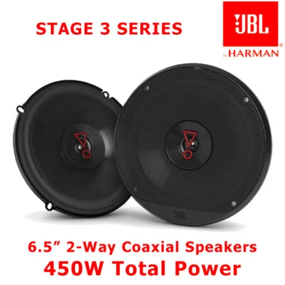 JBL STAGE3 627 - 6.5" 2-Way Coaxial Car Speakers 450W Total Power BNIB - Image 1 of 4