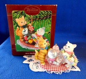 Carlton Ornament 2002 Merry Mischief Makers Cat Kitten # 7 - Picture 1 of 10