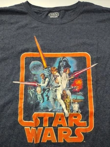 Star Wars a new Hope T-shirt 3XXXL 32" Inches Length By 27" Width Blue - Picture 1 of 9