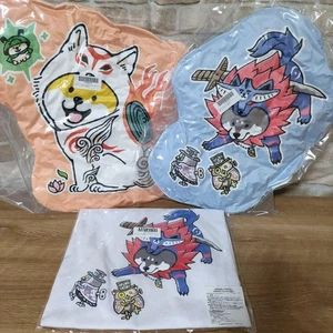 SHIBANBAN x CAPCOM Amaterasu Okikurumi Cushion T-Shirt Set Okami Plush Shirt - Picture 1 of 9