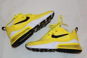 Nike Mujer Airmax 270 React Opti Amarillo 6 Negro Blanco Brillante Tenis Zapatos - Imagen 1 de 19