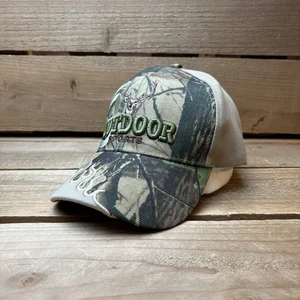 Outdoor Sports Camo Hunting Fishing Brown Strapback Trucker Hat Cap - Picture 1 of 8