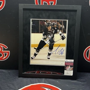 Mario Lemieux Autographed Pittsburg Penguins Signed Framed 11x14 Photo JSA COA - Picture 1 of 3