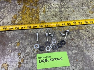 12-15 2 Door FIAT 500     MAIN DASH SCREWS AND BOLTS  SET OF 6 - Picture 1 of 17