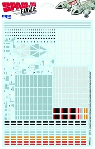 Space 1999 - 22" Eagle Transporter Paneling - 1:48 Scale Decal Set - MKA051 - Picture 1 of 3