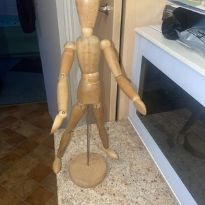 Künstlerpuppe aus Holz 13 Zoll   - Bild 1 von 9