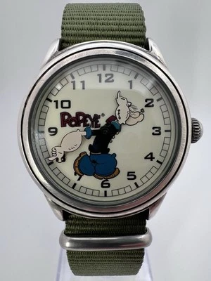 Винтажные редкие коллекционные часы 1994-х Popeye Offical Fossil ограниченный выпуск  - Изображение 1 из 4