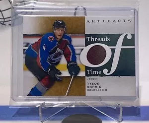 2021-22 UD Artifacts #TT-TB Tyson Barrie Threads of Time Game Used Jersey Patch - Picture 1 of 2
