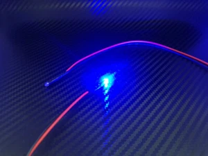 1 pezzo LED 1,8 mm BLU 4,8 - 12 Volt illuminazione camion THW polizia vigili del fuoco - Foto 1 di 1