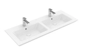 Villeroy&Boch LEGATO 130 Doppel-Becken 4150D4 als Möbelwaschtisch od Wandmontage - Bild 1 von 6