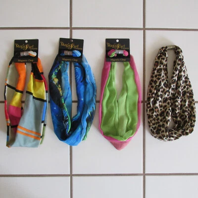 NUEVO LOTE DE 4 bufandas infinitas para mujer con cierre magnético MAGIC SCARF CO Foto 1 de 4