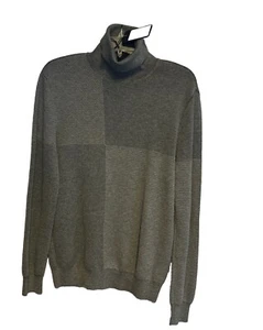 Maglione pullover Armani Exchange grigio collo tartaruga medio MRSP $150 - Foto 1 di 12