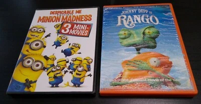 Despicable Me Presents Minion Madness (3 Mini-Movies) & Rango DVDs - Image 1 of 4
