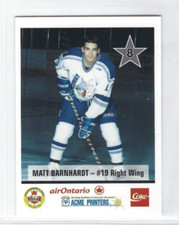 1998-99 Sudbury Wolves (OHL) Matt Barnhardt