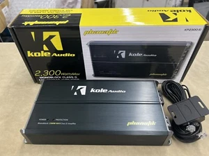 Kole KP2300.1D Class D 2300W Monoblock 2 Ohm Amplifier - Sub Bass Knob - New Amp - Picture 1 of 7