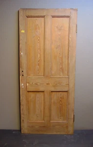 Door Pine Victorian 4 Panel Internal 35 3/4"x 79 1/2" ref 540D (FREE UK POSTAGE) - Picture 1 of 9