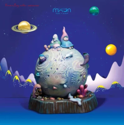 Figura de diseñador Pucky Steven Zu&Pi Little Moon Polystone POLYSTONE Foto 1 de 3