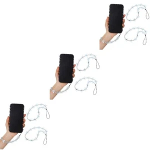 3 Count Chain Girl Wrist Strap Lanyard Thick -theft - Zdjęcie 1 z 12