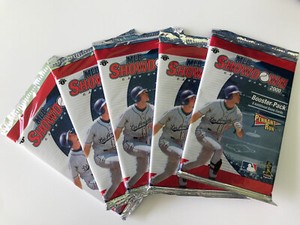 5 pack lot 2000 MLB Showdown Pennant run Boosters 1st edition WOTC card game