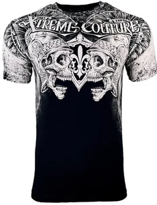 Xtreme Couture by Affliction Men's T-Shirt Hector Black - Picture 1 of 12