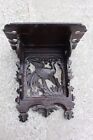 Antique Carved Sculpted Wooden Ornate Ornamental Pipe Rack Gryphon Griffin #99