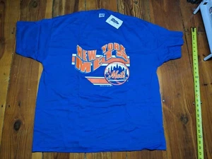 vintage 80s new york mets baseball t-shirt MADE IN USA 2XL(TAG) - Picture 1 of 11