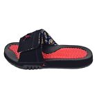 Nike Men's Air Jordan Hydro 8 Slides Sandal Bred FD7674 001 Black Red Sz 10