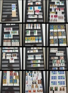 Israel Postage Stamp Collection Album Unstamped 250 Pieces 024 - Briefmarke - Picture 1 of 15