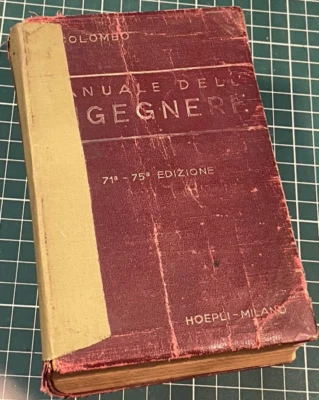 MANUALE DELL'INGEGNERE - G. Colombo - Hoepli 1948 - 71^-75^ Edizione - Immagine 1 di 4