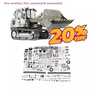 LESU 1/14 Metal Hydraulic Tracked RC Loader 636 KIT Light Sound System Motor ESC - Picture 1 of 13