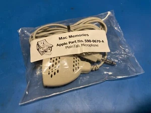 Apple PlainTalk Microphone 590-0670-A A+ Vintage Apple Power Macintosh - Picture 1 of 2