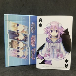 Neptunia Re:Birth 1 2 3 NEPTUNE NOIRE BALNC VERT Promo Playing Card Game Anime - Picture 1 of 8