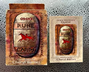 Odin’s Rune Cards by Cheryl Barnes - Vintage Divination Deck & Guide - Picture 1 of 3