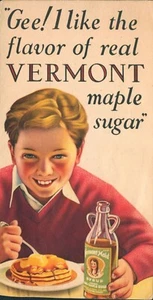 Vintage Vermont Maid 1930s advertising color lithography booklet Waffle Recipes - Picture 1 of 1
