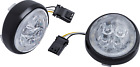 Ciro 45423 Led Lighted Fang Front Signal Light Inserts With Bezel
