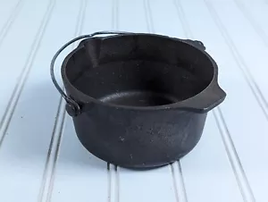 GRISWOLD Gusseisen tiefe Patty Schüssel #72 Drahtbügel Griff Kessel Erie, PA - Bild 1 von 8