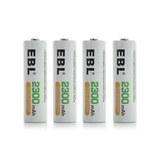 8pcs EBL AA 2300mah Ni-mh Rechargeable Batteries for RC Toys Flashlight Camera