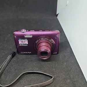 Nikon COOLPIX S5200 Digital Camera 16.0 MP PLUM Tested - No Charger #3 - Picture 1 of 4