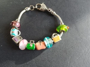 HANDBAG BRACELET WITH 13 CHARMS - Picture 1 of 3