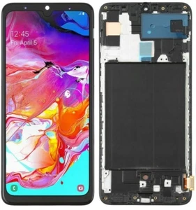 LCD und Touch, Ersatzbildschirm für Samsung Galaxy A70 OLED Rahmen - Zdjęcie 1 z 3