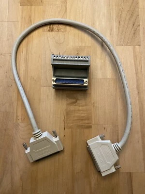 Phoenix Contact DB37 Terminal Block Interface Module & L-Com DB37 Cable - Image 1 of 4