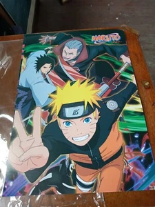 Naruto Poster Wall Art 16.5" X 11" Anime Manga 3 - Picture 1 of 1