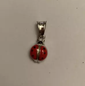 Ciondolo Coccinella Portafortuna Argento 925% Stroili C.E. - Foto 1 di 4