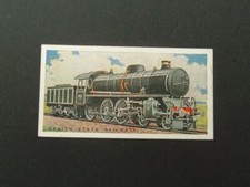 Wills  Overseas (NZ) - Railway Engines (1924) - # 39 Danish State  Railways