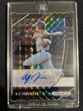 A.J Vukovich 2020 Panini Prizm Draft Picks Baseball (Black) Holo  1/1 Autograph