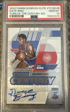 DAVE BING 2022-23 Donruss Elite AUTO Turn of the Century Signatures #TCSDVB HOF