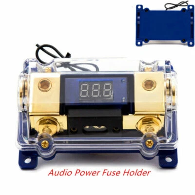 2 Way Car Audio Power Fuse Holder Electrical Ground Spliter Distribution Block - Image 1 of 4